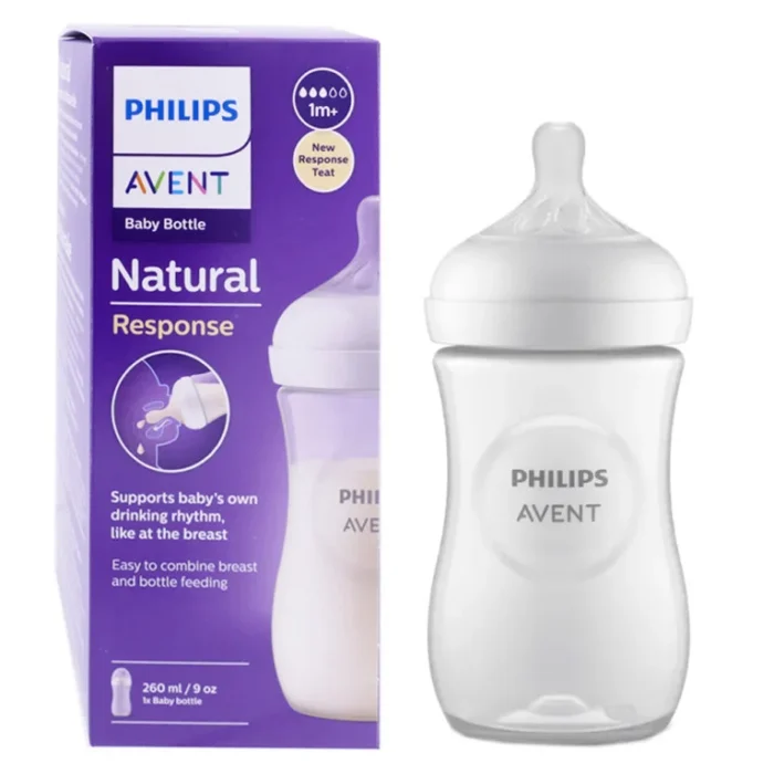 AVENT BIBERON NATURAL 3.0 AVEC TETINE 1M+ - 260 ML – Image 2
