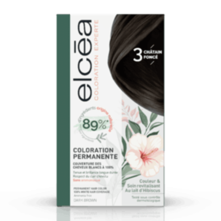 ELCEA COLORATION PERMANENTE N°3 CHATAIN FONCE