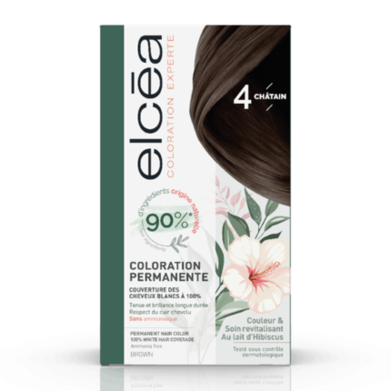 ELCEA COLORATION PERMANENTE N°4 CHATAIN