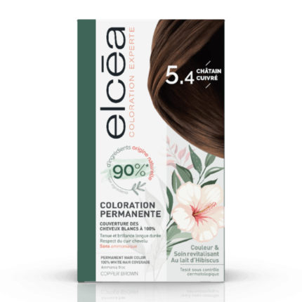 ELCEA COLORATION PERMANENTE N°5.4 CHATAIN CUIVRE