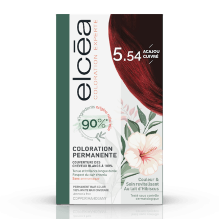 ELCEA COLORATION PERMANENTE N°5.54 ACAJOU CUIVRE