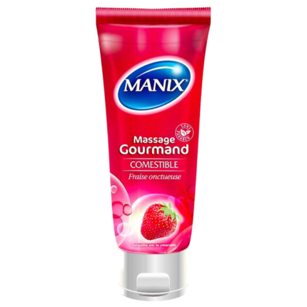 MANIX GEL GOURMAND COMESTIBLE FRAISE - 200 ML