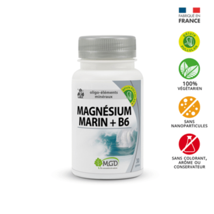 MGD MAGNESIUM MARIN +B6 - 30 GELULES