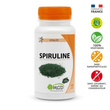 MGD SPIRULINE - 100 GELULES