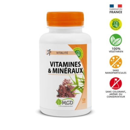 MGD VITAMINES & MINERAUX - 120 GELULES
