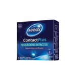 MANIX CONTACT PLUS PRÉSERVATIFS  - 3 UNITÉS