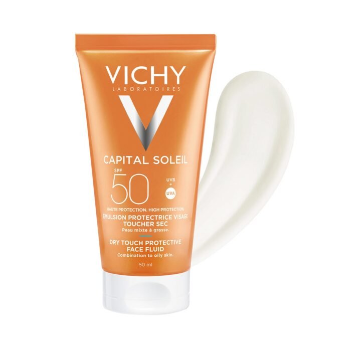 VICHY CAPITAL SOLEIL EMULSION TOUCHER SEC SPF 50 - 50 ML – Image 1