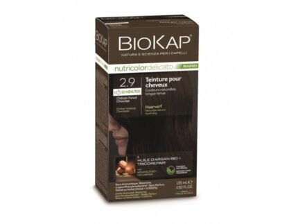 BIOKAP NUTRICOLOR DELICATO RAPID N° 2.9 CHATAIN FONCE CHOCOLAT - 135 ML