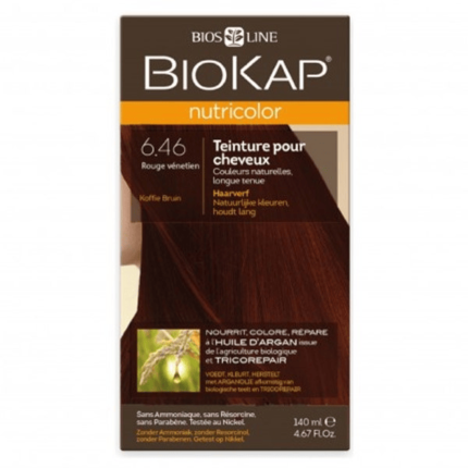 BIOKAP NUTRICOLOR N° 6.46 ROUGE VENITIEN - 140 ML