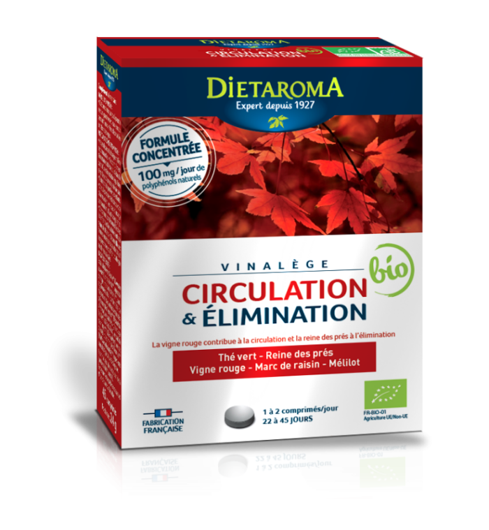 DIETAROMA VINALEGE ET ELIMINATION - 45 COMPRIMES – Image 1