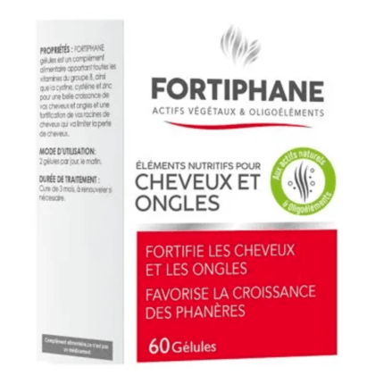 FORTIPHANE CHEVEUX ET ONGLES - 60 GELULES