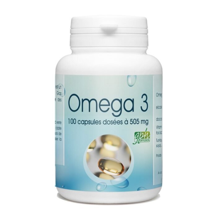 GPH DIFFUSION OMEGA 3 /505 MG - 100 CAPSULES – Image 1