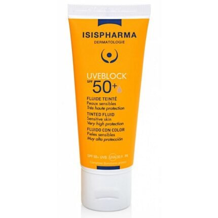 ISISPHARMA UVEBLOCK ULTRA FLUIDE TOUCHER SEC TEINTE CLAIRE SPF 50+ – 40 ML