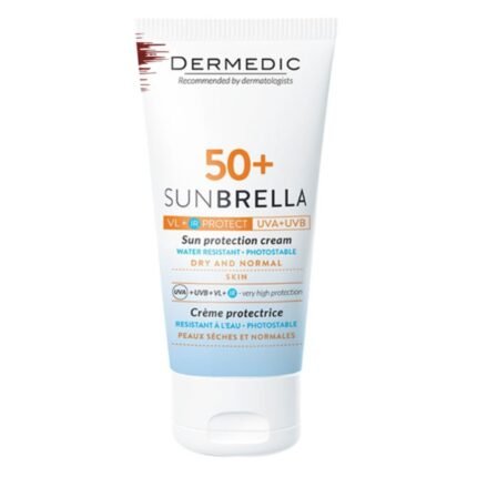DERMEDIC SUNBRELLA CREME SOLAIRE SPF 50+ PEAUX NORMALES A SECHES - 50 ML