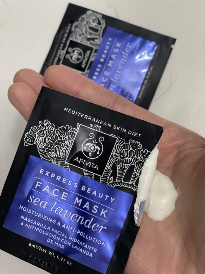 APIVITA EXPRESS BEAUTY FACE MASQUE LAVANDE DE MER - 2X 8ML – Image 4