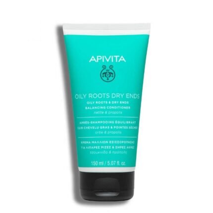 APIVITA APRES SHAMPOOING EQUILIBRANT ORTIE & PROPOLIS RACINES GRASSES POINTES SECHES - 150 ML