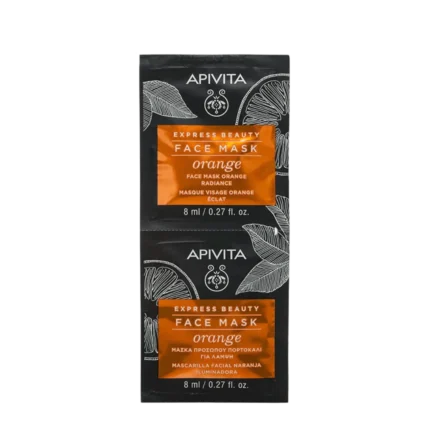 APIVITA EXPRESS BEAUTY FACE MASQUE ORANGE - 2X 8ML