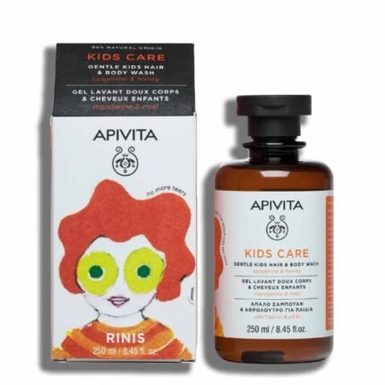 APIVITA KIDS CARE GEL CHEVEUX & CORPS POUR ENFANTS MANDARINE MIEL - 250 ML