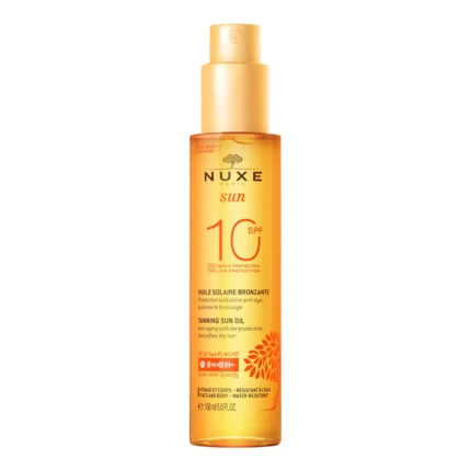 NUXE SUN HUILE SOLAIRE BRONZANTE FAIBLE PROTECTION SPF 10 - 150 ML