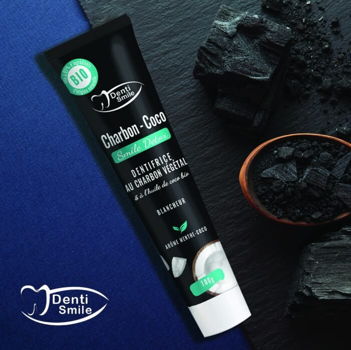 DENTI-SMILE DENTIFRICE AU CHARBON COCO - 100 GR – Image 4