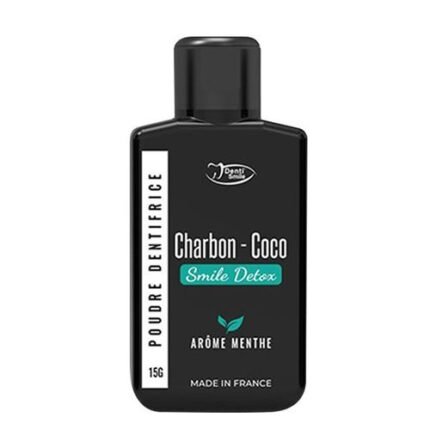 DENTI-SMILE POUDRE BLANCHEUR CHARBON-COCO MENTHE - 15 G