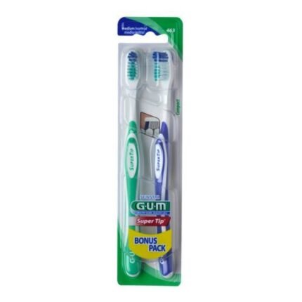GUM BROSSE A DENTS SUPER-TIP MEDIUM EMBALLAGE /2 RÉF : 1463