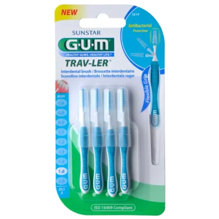GUM BROSSETTE TRAV-LER FINE ( 1,6 MM ) RÉF : 1614- 4 UNITÉS
