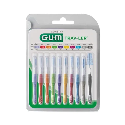 GUM BROSSETTE TRAV-LER MULTI-PACK  RÉF : 1699 - 9 UNITÉS