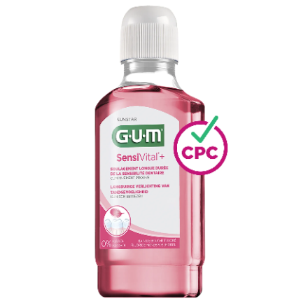 GUM BAIN DE BOUCHE SENSIVITAL PLUS RÉF : 6081 - 300 ML