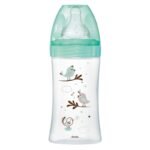 DODIE BIB INI+ VERRE VERT OISEAUX 0-6M TET RONDE 3 VIT D2 – 270 ML