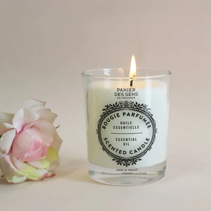 PANIER DES SENS BOUGIE PARFUMEE ROSE – 180 G – Image 2