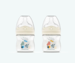 DODIE BIB TETINE MULTI-PERFOREE ROSE/BLEU +0M BIOMIMETISME D1 - 150 ML