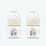 DODIE BIB TETINE MULTI-PERFOREE ROSE/BLEU +0M BIOMIMETISME D1 - 150 ML