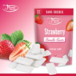 DENTI-SMILE / SMILE GUM FRAISE SANS SUCRE X 32 – Image 2