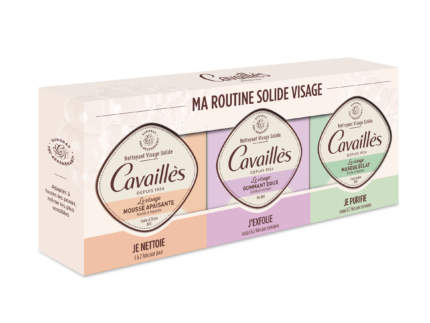 ROGE CAVAILLES COFFRET MA ROUTINE SOLIDE VISAGE X3 - 210 G