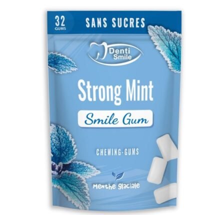 DENTI-SMILE / SMILE GUM MENTHE GLACIALE SANS SUCRE X 32