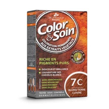 3 CHÊNES COLOR & SOIN COLORATION PERMANENTE AUX EXTRAITS VEGETAUX -7C