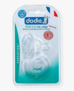 DODIE TETINE PLATE SENS + ANTI COLIQUE D1 0-6M X2