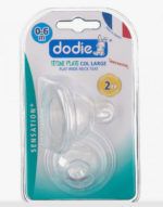 DODIE TETINE PLATE SENS + ANTI COLIQUE D2 0-6M X2