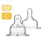 DODIE TETINE PLATE SENS + ANTI COLIQUE D1 0-6M X2 – Image 2