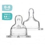 DODIE TETINE PLATE SENS + ANTI COLIQUE D2 0-6M X2 – Image 2