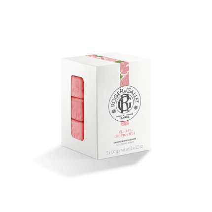 ROGE & GALLET FLEUR DE FIGUIER COFFRET 3 SAVONS - 100 G