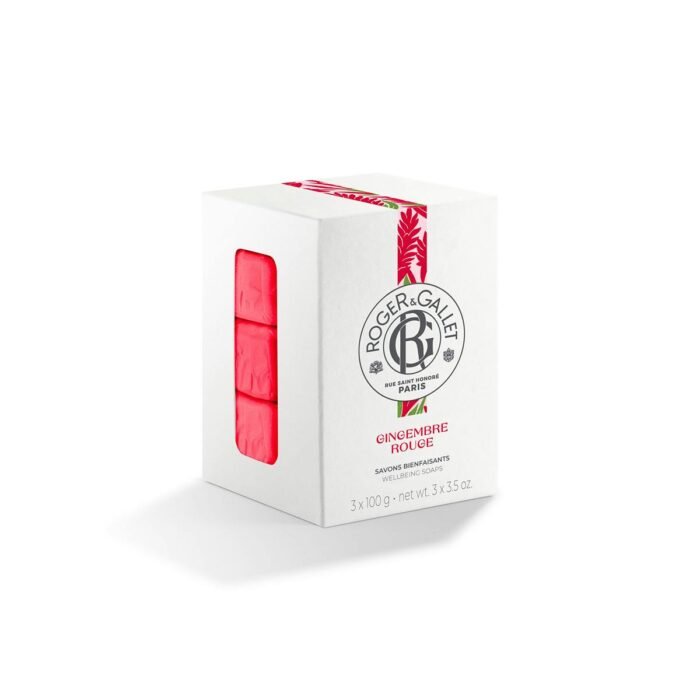 ROGE & GALLET GINGEMBRE COFFRET 3 SAVONS - 300 G – Image 1