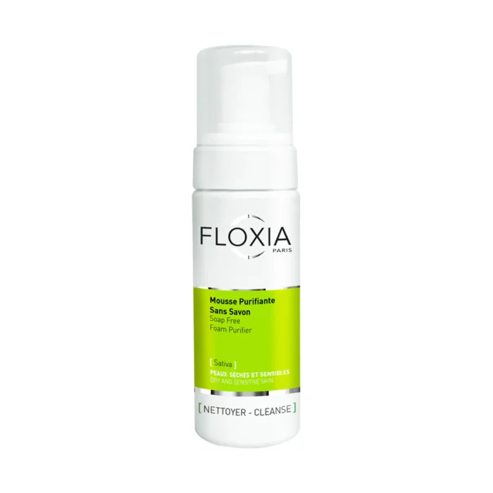 FLOXIA MOUSSE PURIFIANTE SANS SAVON SATIVA – 150 ML – Image 1