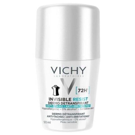 VICHY DEODORANT DERMO DETRANSPIRANT INVISIBLE 72 H ANTI-TACHES – 50 ML