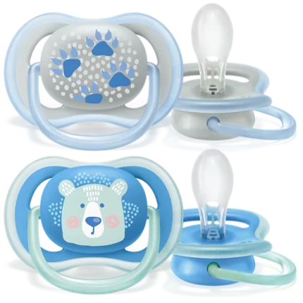 AVENT SUCETTE ORTHO 6-18 BOY  M SCF080/03