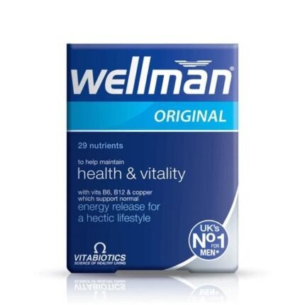 VITABIOTICS WELLMAN ORIGINAL SANTE , VITALITE & BIEN-ETRE – 30 COMPRIMES