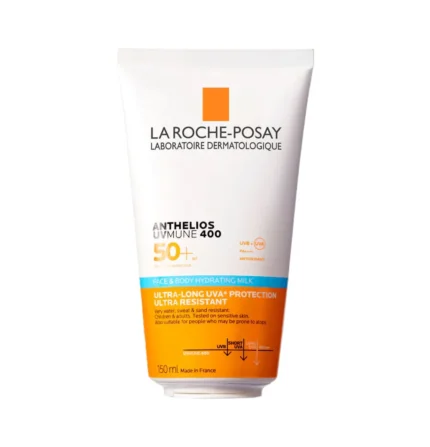 LA ROCHE POSAY ANTHELIOS UVMUNE 400 LAIT HYDRATANT VISAGE ET CORPS SPF50+ - 150 ML